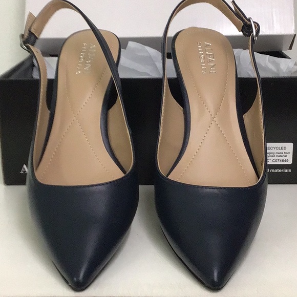 ALFANI navy sling back 8M shoes - Picture 11 of 14